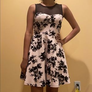 Baby Pink Floral Dress